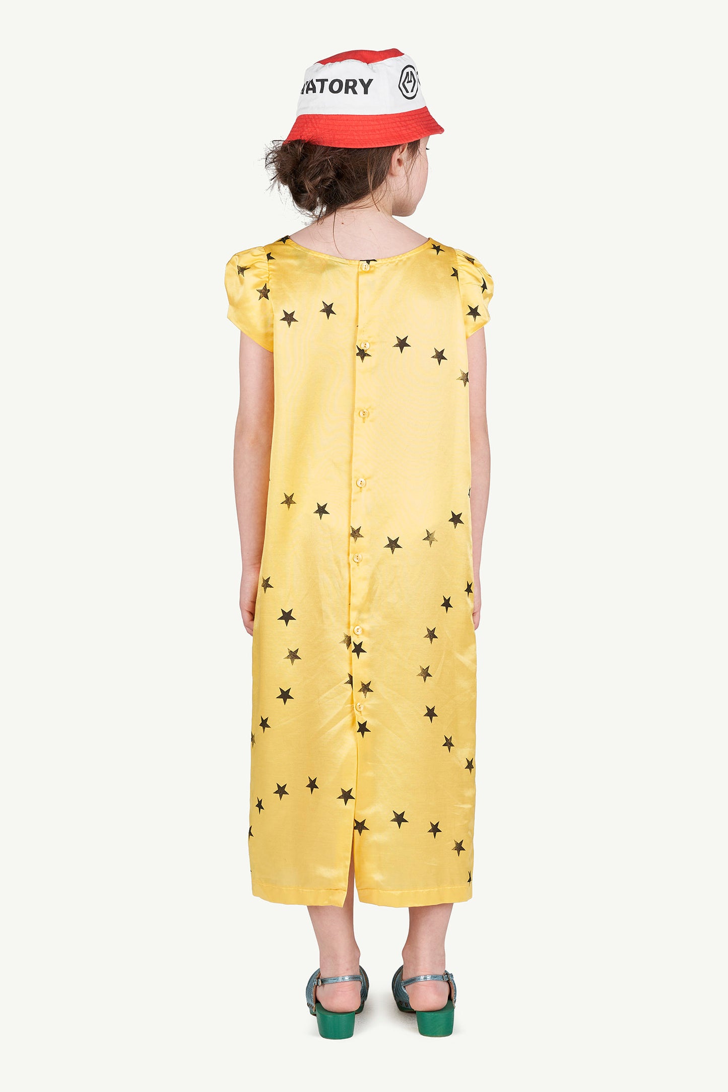 Giraffe Kids Dress Yellow Stars