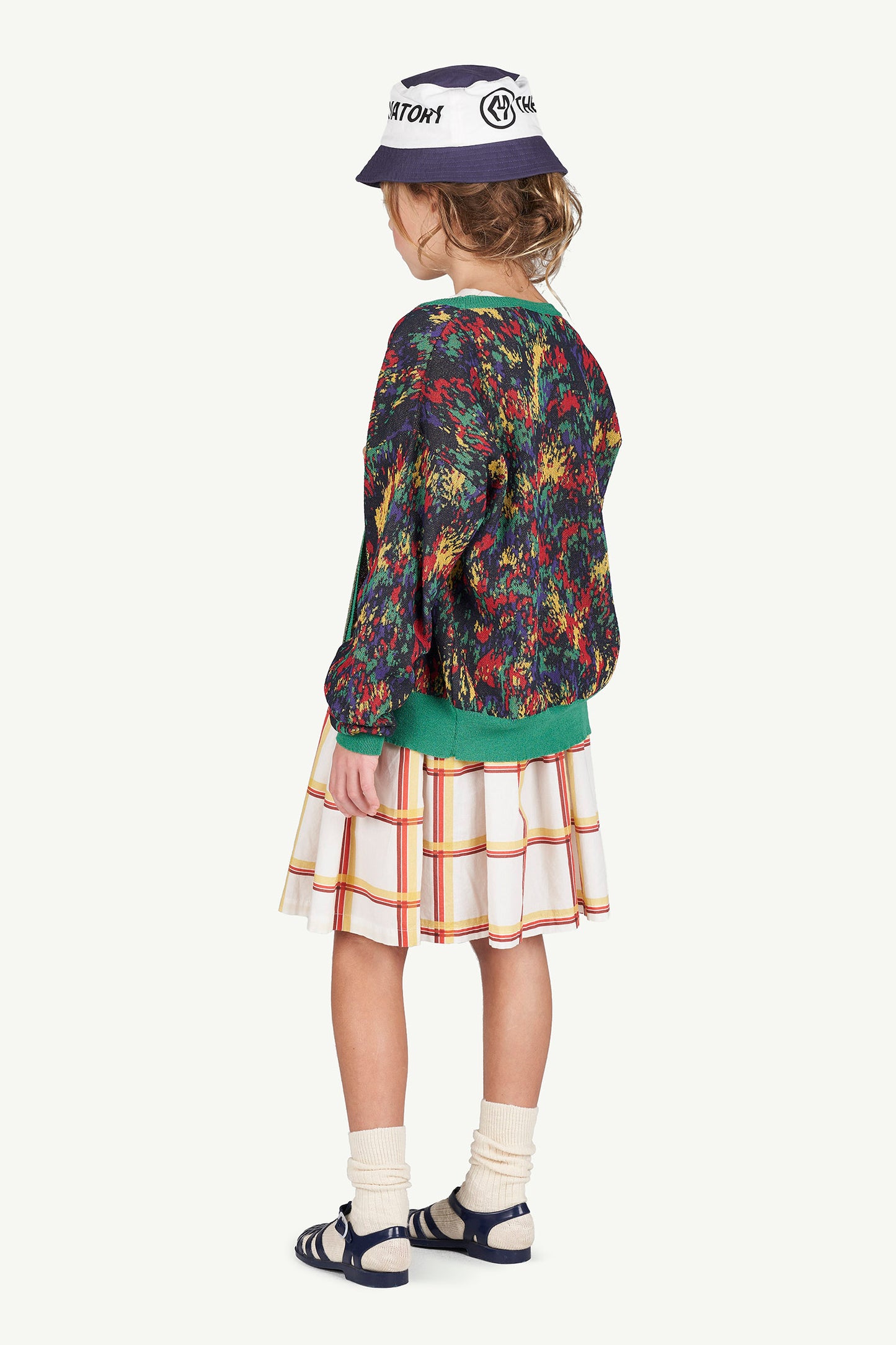 Multicolor Racoon Kids Cardigan Multicolor