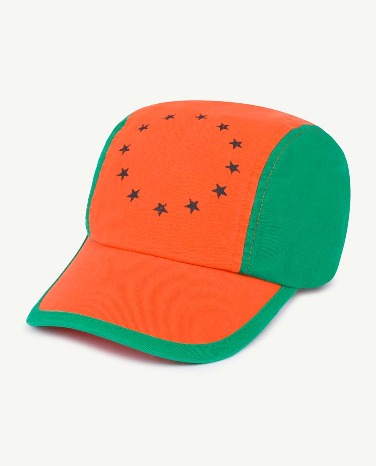 Hamster Onesize Cap Orange Stars