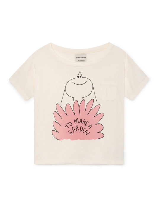 Bobo Choses Girl Lavander Short Sleeve T-Shirt