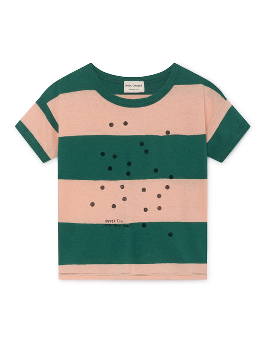 Bobo Choses Kids Bees Linen T-Shirt