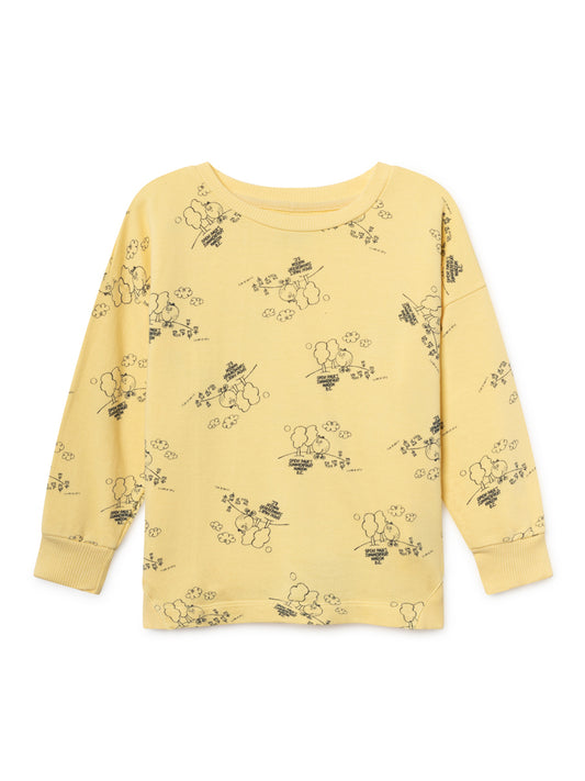 Bobo Choses Boy Tangerine Round Neck