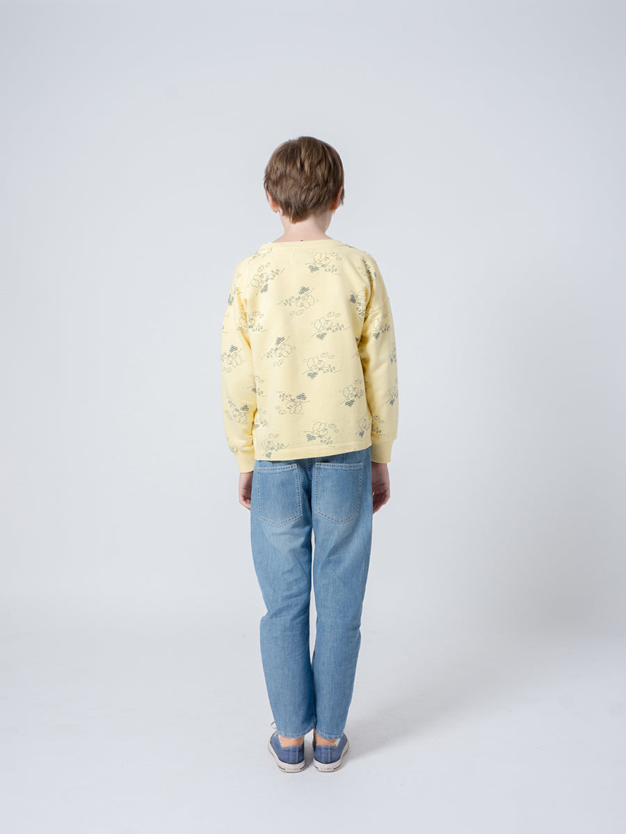 Bobo Choses Boy Tangerine Round Neck