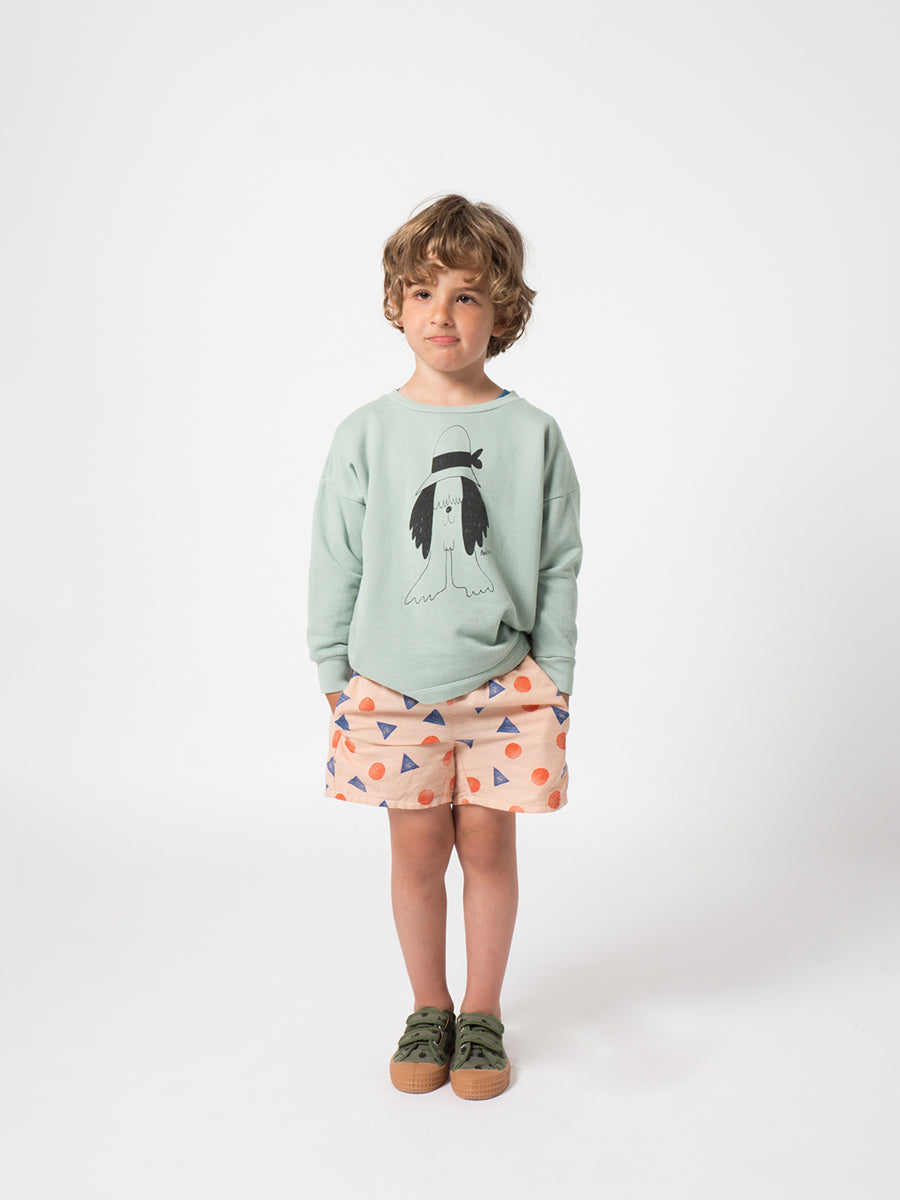 Bobo Choses Boy Paul's Round Neck Sweatshirt