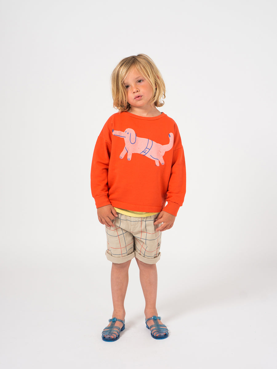 Bobo Choses Kids Paul's Dog Round Neck Sweatshirt