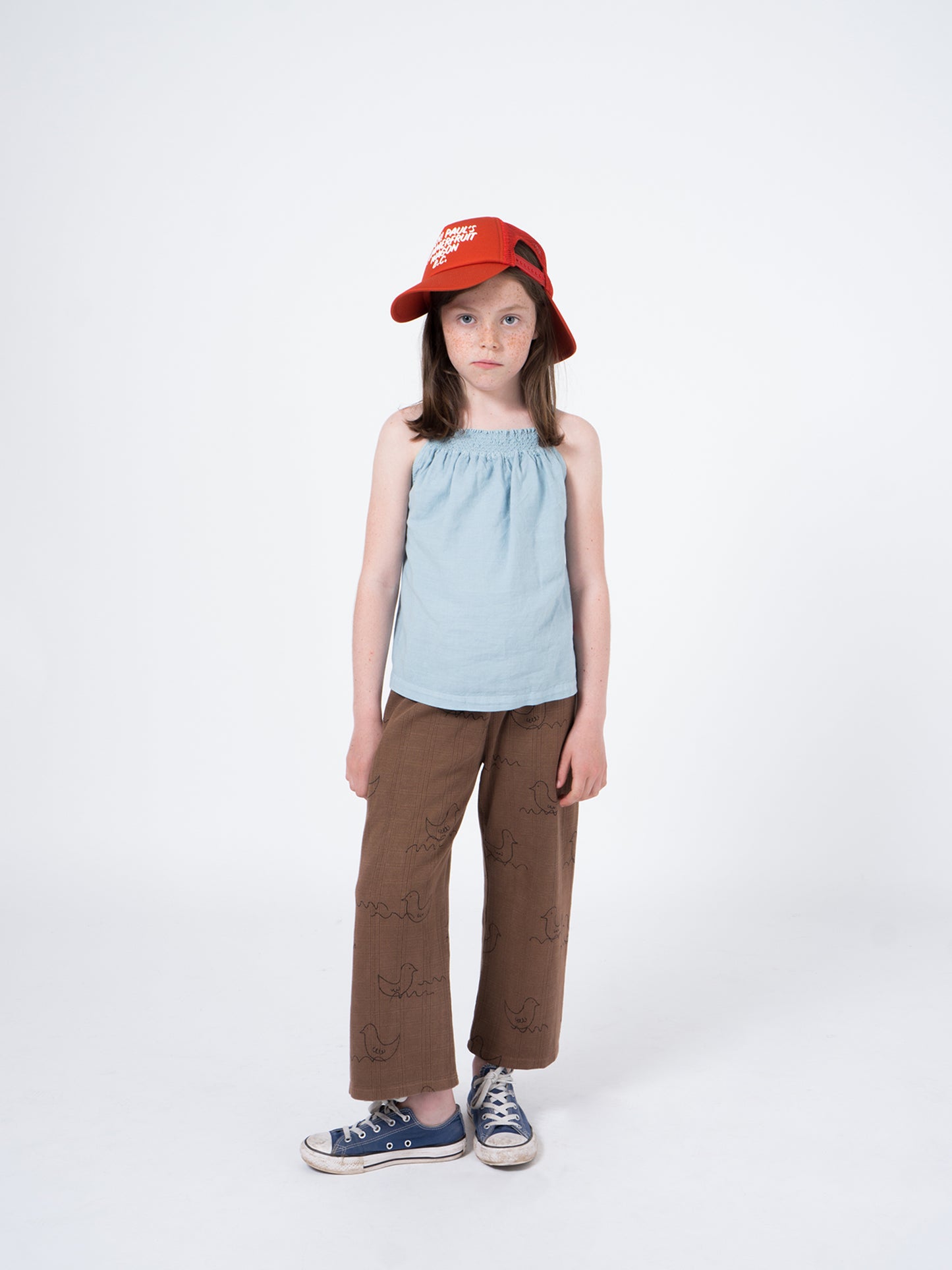 Bobo Choses Boy Brown Geese Straight Pants