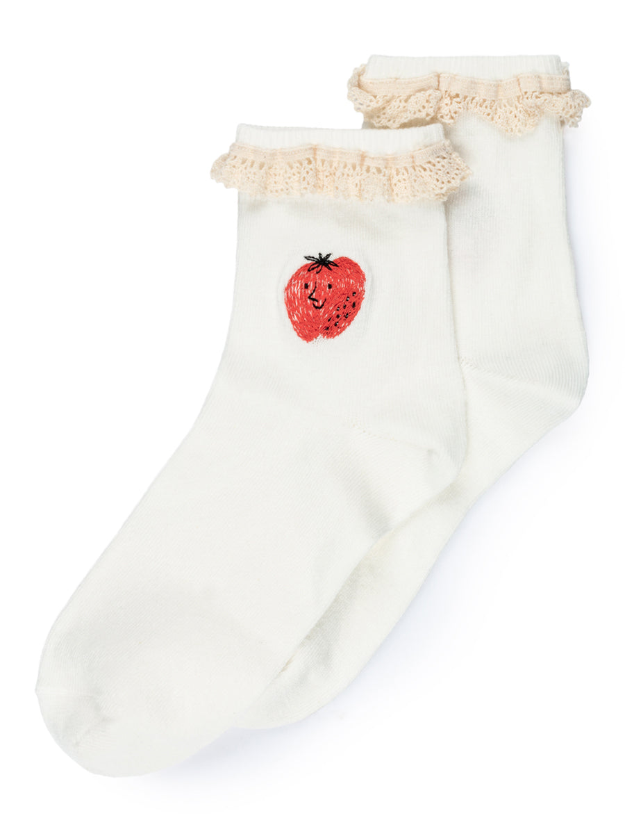 Bobo Choses Girl Strawberry Short Socks