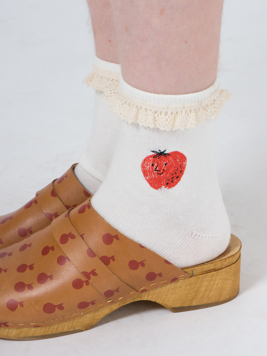 Bobo Choses Girl Strawberry Short Socks