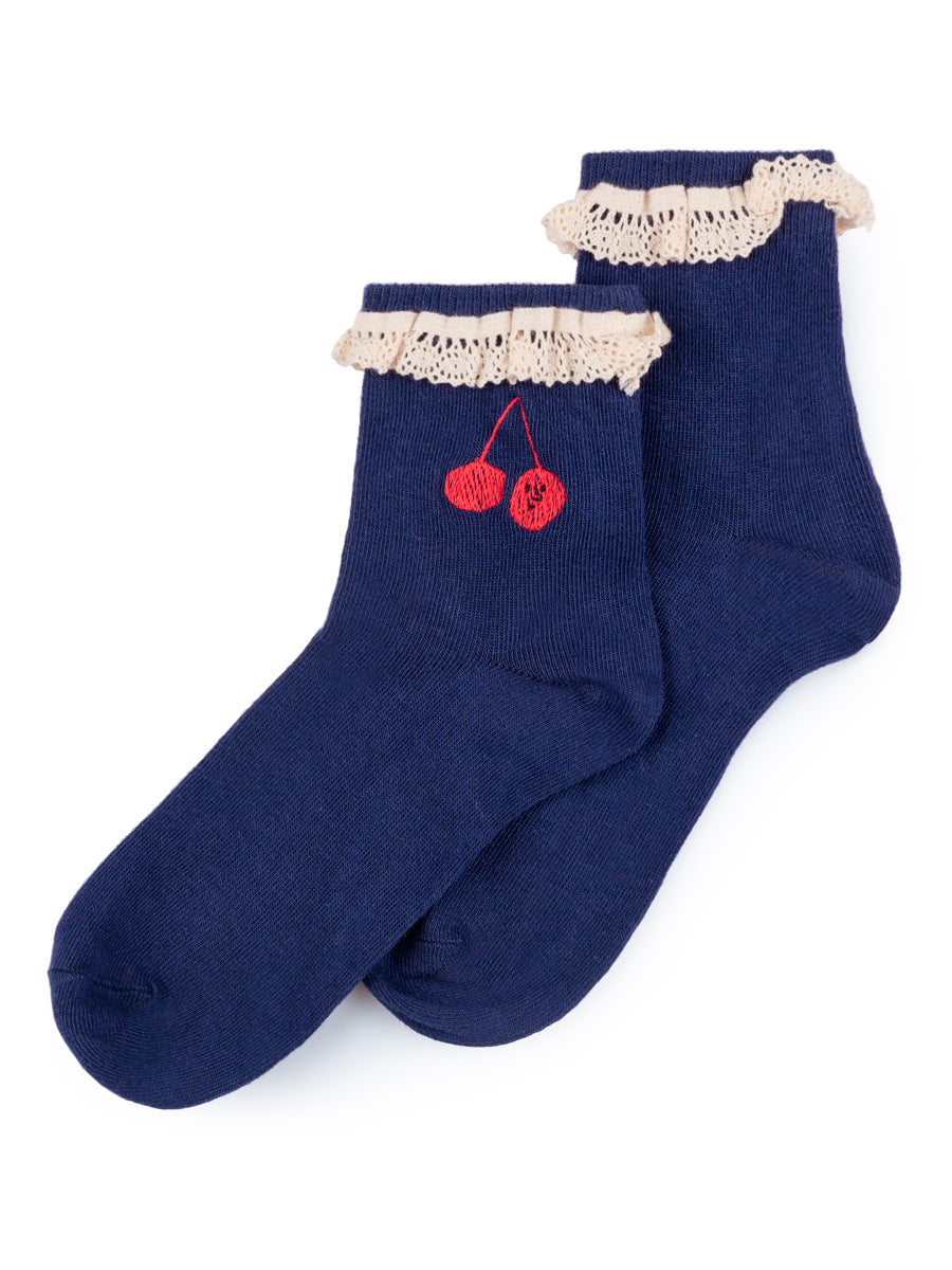 Bobo Choses Girl Cherry Short Socks