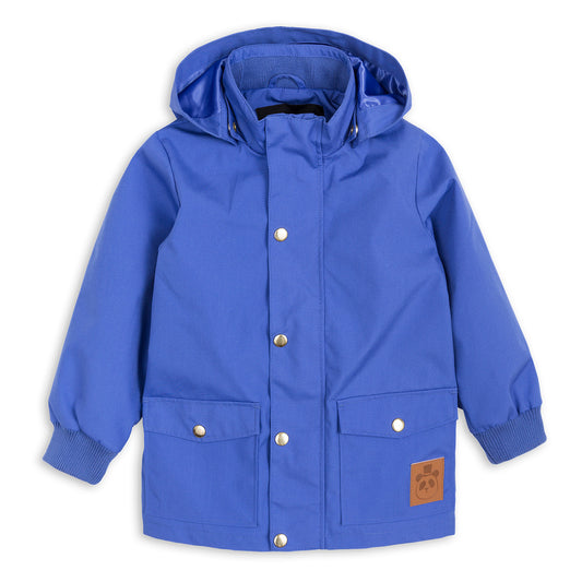 Mini Rodini Blue Rain Jacket