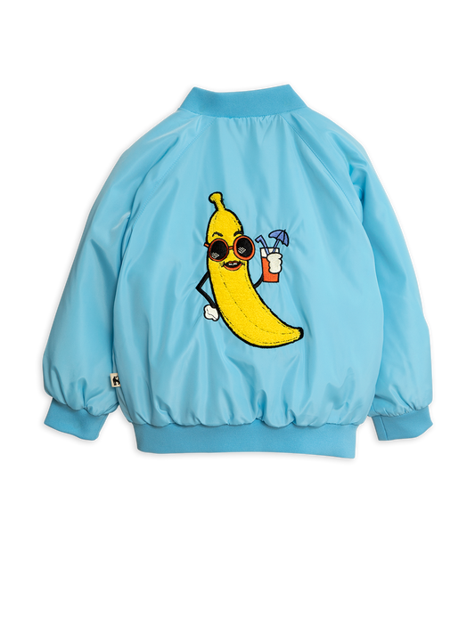 Mini Rodini Banana baseball jacket Light blue