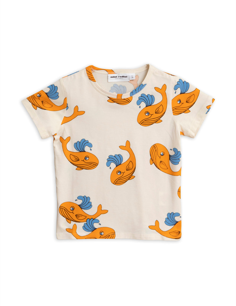 Whale Aop SS Tee Orange