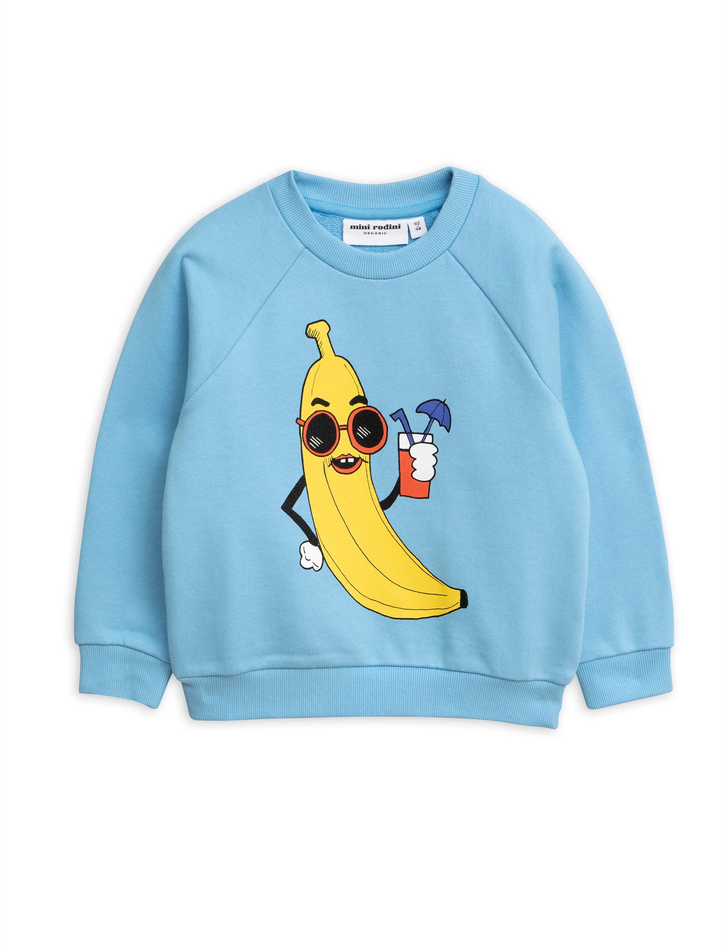 Mini Rodini Banana sp sweatshirt Light blue