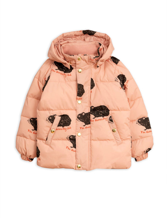 Guinea Pig Puffer Jacket Pink