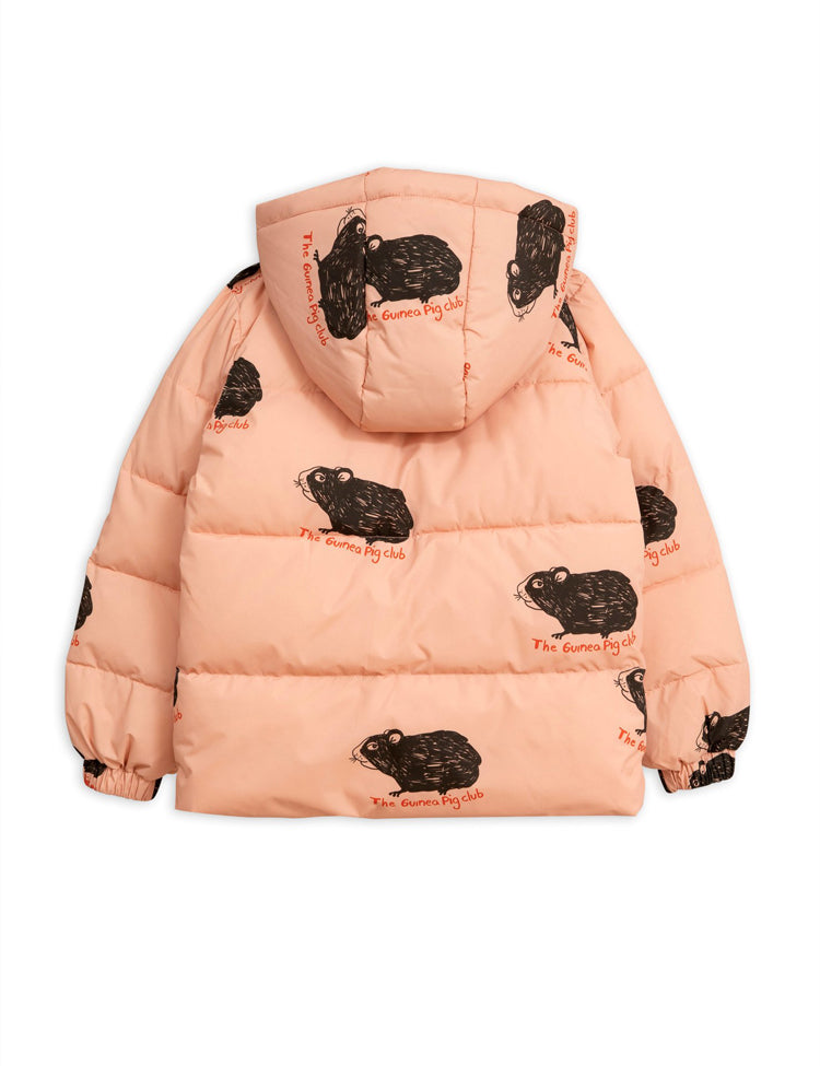 Guinea Pig Puffer Jacket Pink