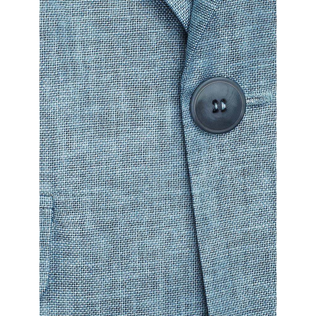 Blue Linen Boys Blazer