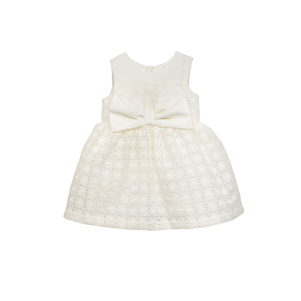 Baby Girls Embroidered Daisy Bodice Dress & Bloomers