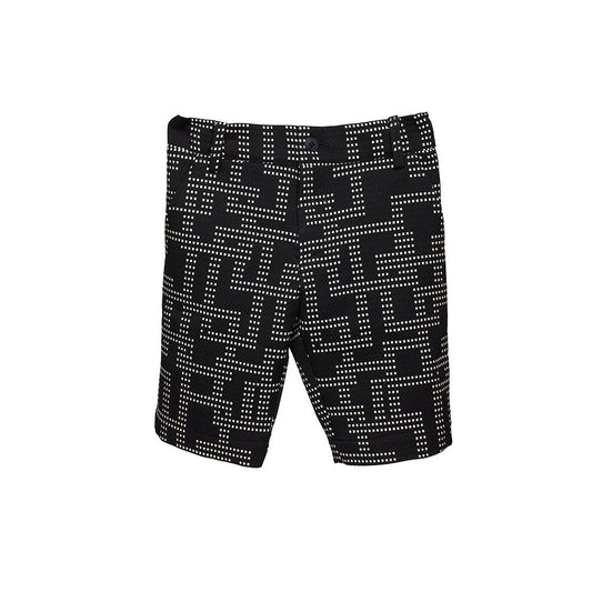 Black Jaquard Boys Shorts