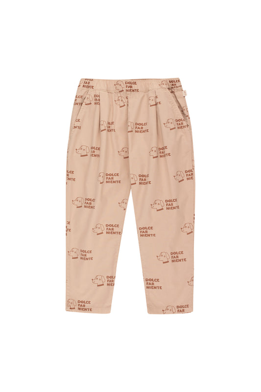 "DOGS" PLEATED PANT