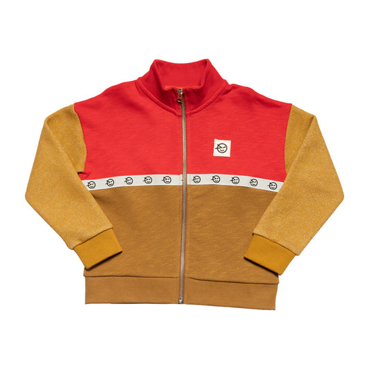 Modern Track Top Red/Bronze/Gold