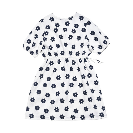 Ayers Dress White/Navy